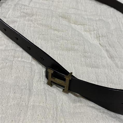 hermes belt look alike|depop Hermes black belt.